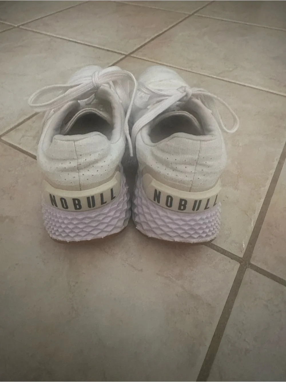 NOBULL Women's ALLDAY 365 Ripstop White Training Sneakers size 8